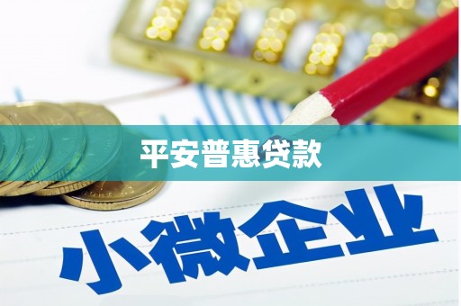 广丰平安普惠贷款