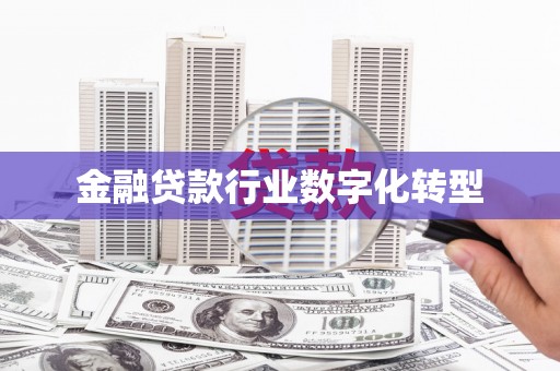 六甲金融贷款行业数字化转型