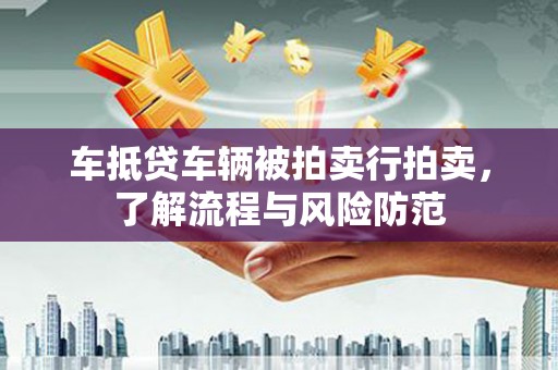 浮山车抵贷车辆被拍卖行拍卖，了解流程与风险防范