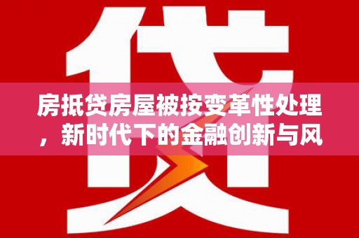 双溪房抵贷房屋被按变革性处理，新时代下的金融创新与风险防范