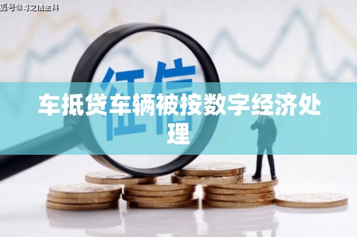 翠屏车抵贷车辆被按数字经济处理