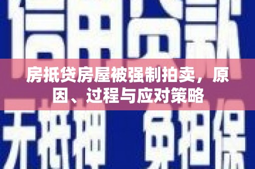 丹阳房抵贷房屋被强制拍卖，原因、过程与应对策略