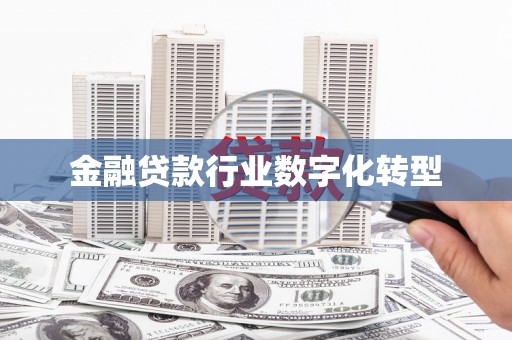 铁山港金融贷款行业数字化转型