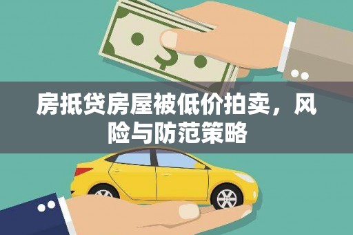 鹤岗房抵贷房屋被低价拍卖，风险与防范策略