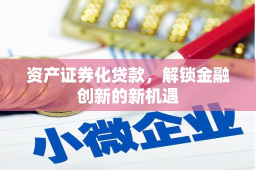 天峻资产证券化贷款，解锁金融创新的新机遇