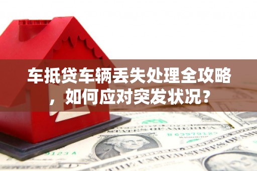 九寨沟车抵贷车辆丢失处理全攻略，如何应对突发状况？