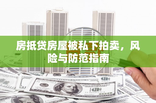 仁武房抵贷房屋被私下拍卖，风险与防范指南