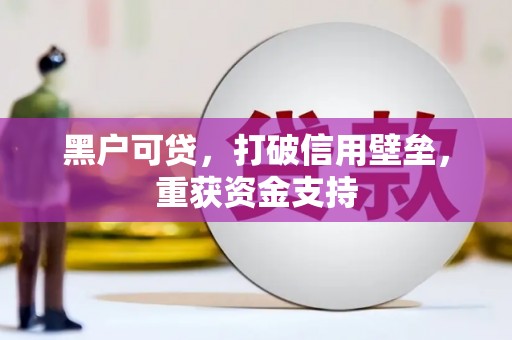 富川黑户可贷，打破信用壁垒，重获资金支持