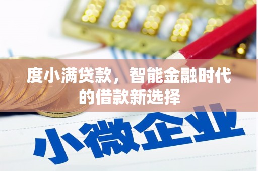 双阳度小满贷款，智能金融时代的借款新选择