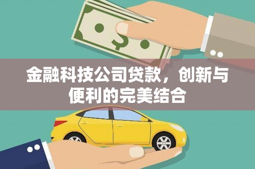 麻栗坡金融科技公司贷款，创新与便利的完美结合