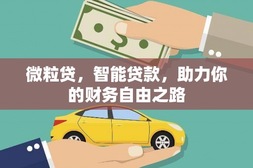 建德微粒贷，智能贷款，助力你的财务自由之路