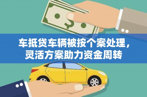 蒲城车抵贷车辆被按个案处理，灵活方案助力资金周转
