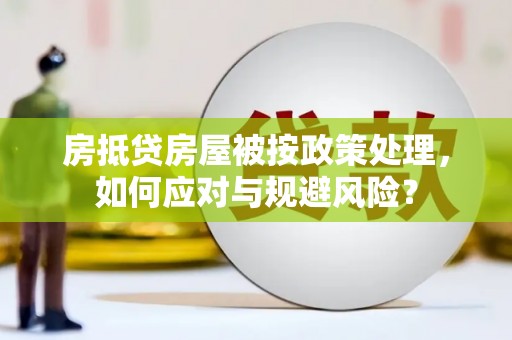 白云房抵贷房屋被按政策处理，如何应对与规避风险？