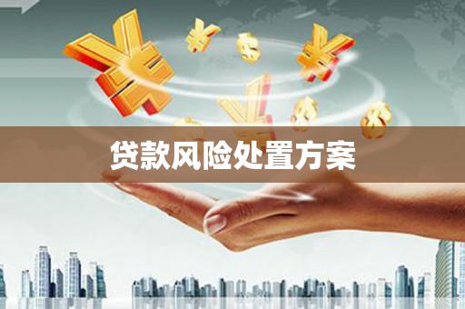 改则贷款风险处置方案