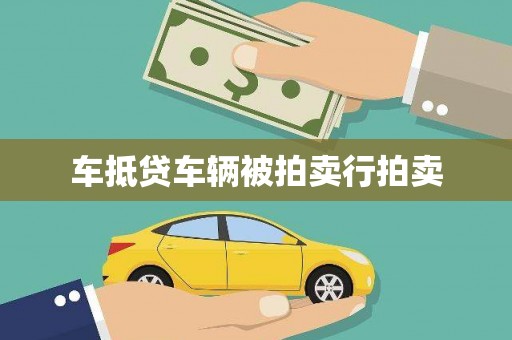 莿桐车抵贷车辆被拍卖行拍卖