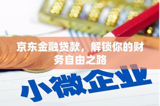 颍泉京东金融贷款，解锁你的财务自由之路