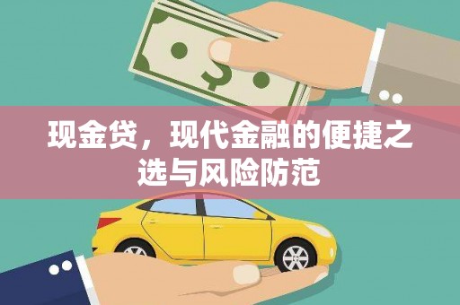 武隆现金贷，现代金融的便捷之选与风险防范