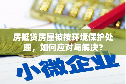 永顺房抵贷房屋被按环境保护处理，如何应对与解决？