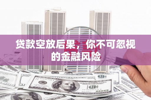 大名贷款空放后果，你不可忽视的金融风险