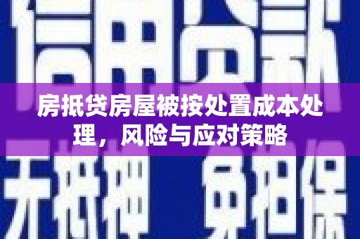 广平房抵贷房屋被按处置成本处理，风险与应对策略