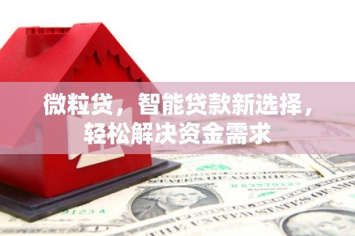 柏乡微粒贷，智能贷款新选择，轻松解决资金需求