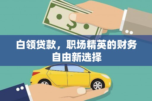 平凉白领贷款，职场精英的财务自由新选择