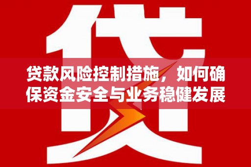 蒲城贷款风险控制措施，如何确保资金安全与业务稳健发展