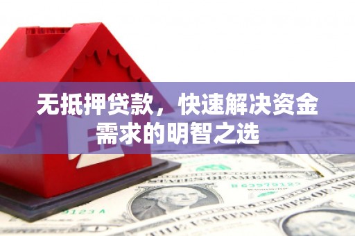 成功无抵押贷款，快速解决资金需求的明智之选