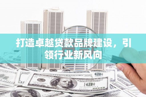 陆川打造卓越贷款品牌建设，引领行业新风向