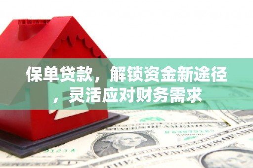 上甘岭保单贷款，解锁资金新途径，灵活应对财务需求