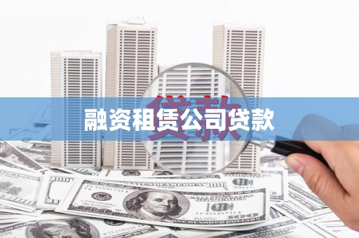 巴马融资租赁公司贷款