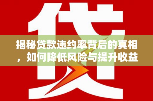 伸港揭秘贷款违约率背后的真相，如何降低风险与提升收益