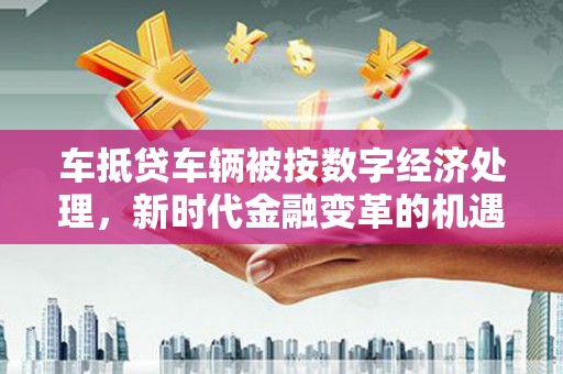 界首车抵贷车辆被按数字经济处理，新时代金融变革的机遇与挑战