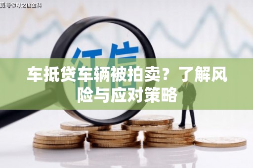 铁山车抵贷车辆被拍卖？了解风险与应对策略