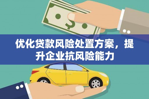 麦寮优化贷款风险处置方案，提升企业抗风险能力