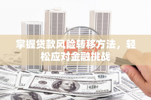 油尖旺掌握贷款风险转移方法，轻松应对金融挑战