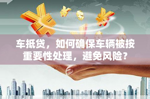 资源车抵贷，如何确保车辆被按重要性处理，避免风险？