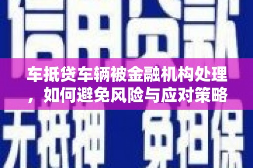 延庆车抵贷车辆被金融机构处理，如何避免风险与应对策略
