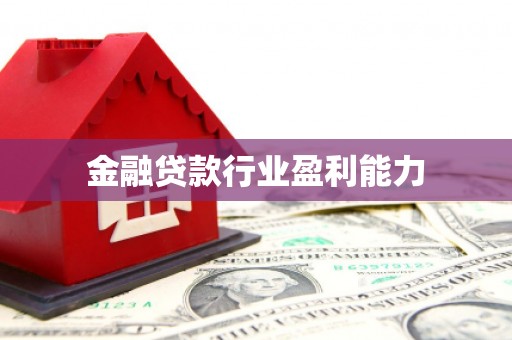蓟县金融贷款行业盈利能力
