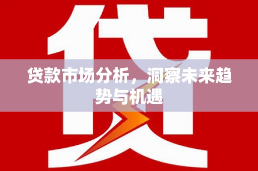 紫金贷款市场分析，洞察未来趋势与机遇