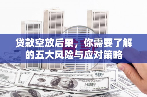 松北贷款空放后果，你需要了解的五大风险与应对策略
