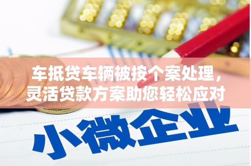 孝昌车抵贷车辆被按个案处理，灵活贷款方案助您轻松应对资金需求