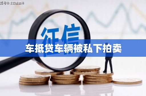 东光车抵贷车辆被私下拍卖