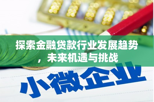 马村探索金融贷款行业发展趋势，未来机遇与挑战