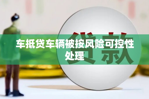 陇南车抵贷车辆被按风险可控性处理