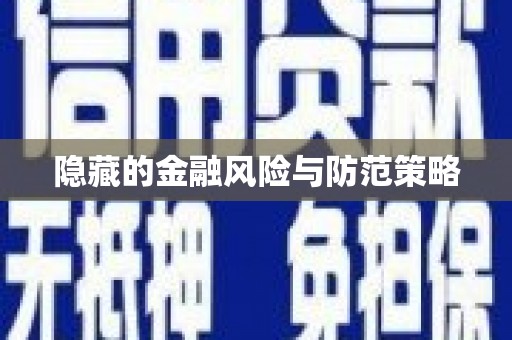 北林隐藏的金融风险与防范策略