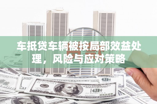 芬园车抵贷车辆被按局部效益处理，风险与应对策略